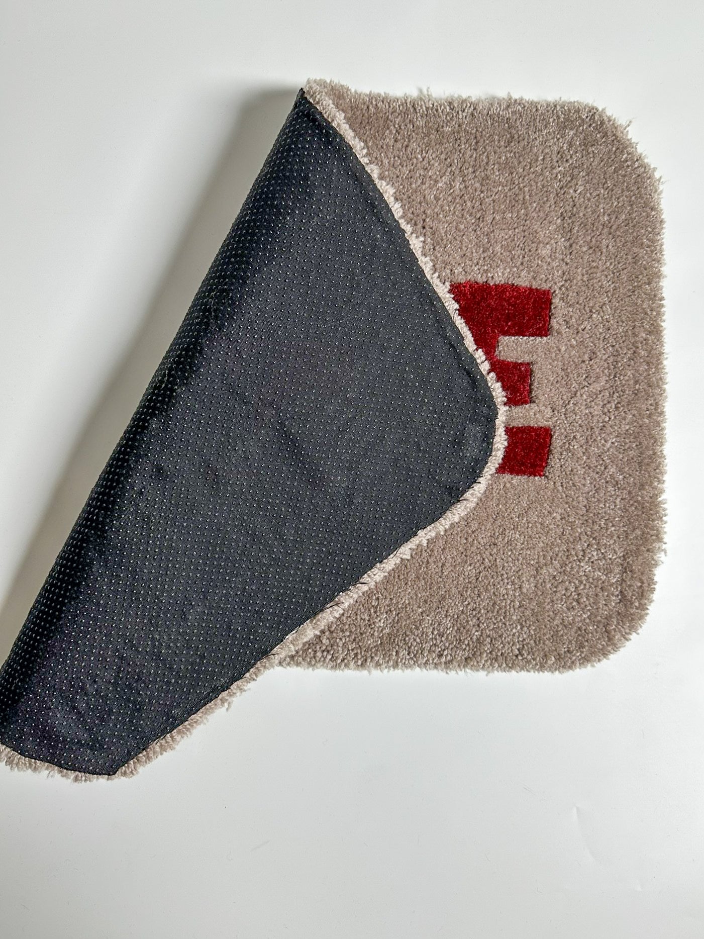 “BABE” Coffee Handmade Tufted Rug