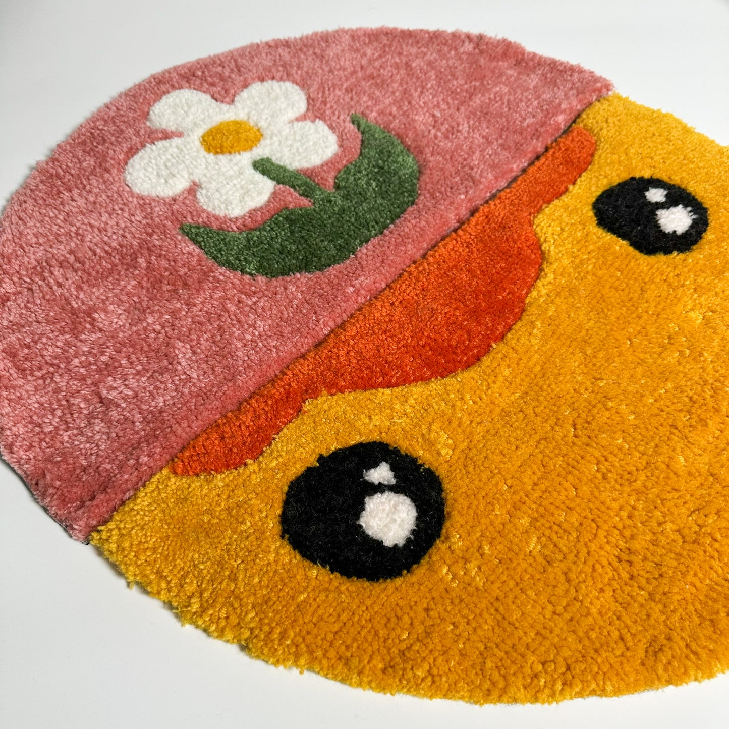 Cute Chick Design Tufting Rug 