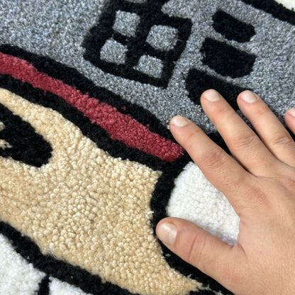Jiraiya Tufted Rug – Naruto-Inspired Design