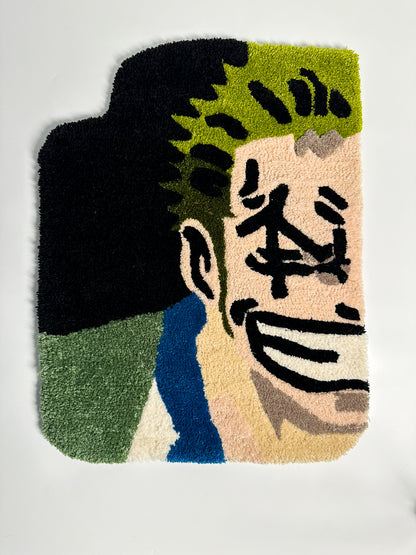 One Piece Zoro Handmade Tufted Rug, Mat