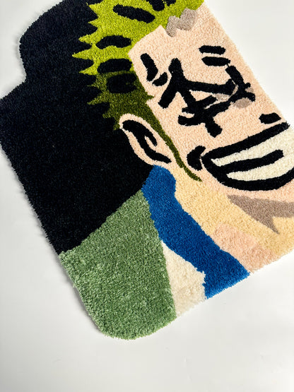 One Piece Zoro Handmade Tufted Rug, Mat