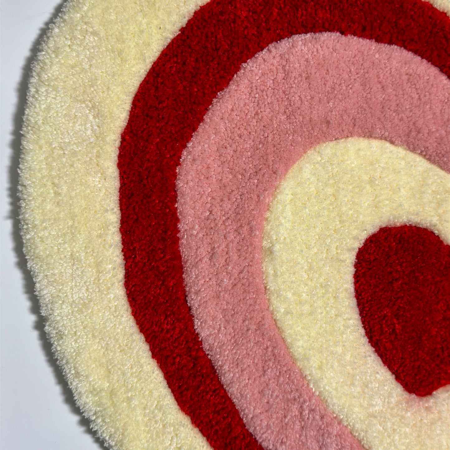 Heart Eclipse Handmade Tufting Rug, Doormat