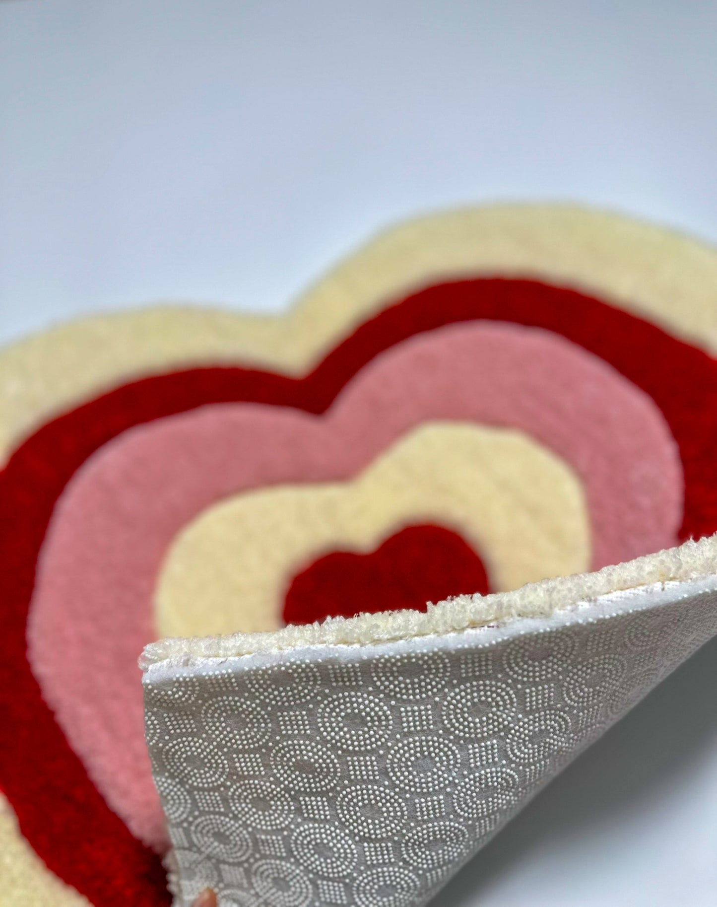 Heart Eclipse Handmade Tufting Rug, Doormat