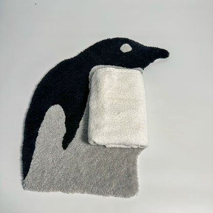 Penguin Man, Penguin-Designed Handmade Tufting Floor and Wall Rug