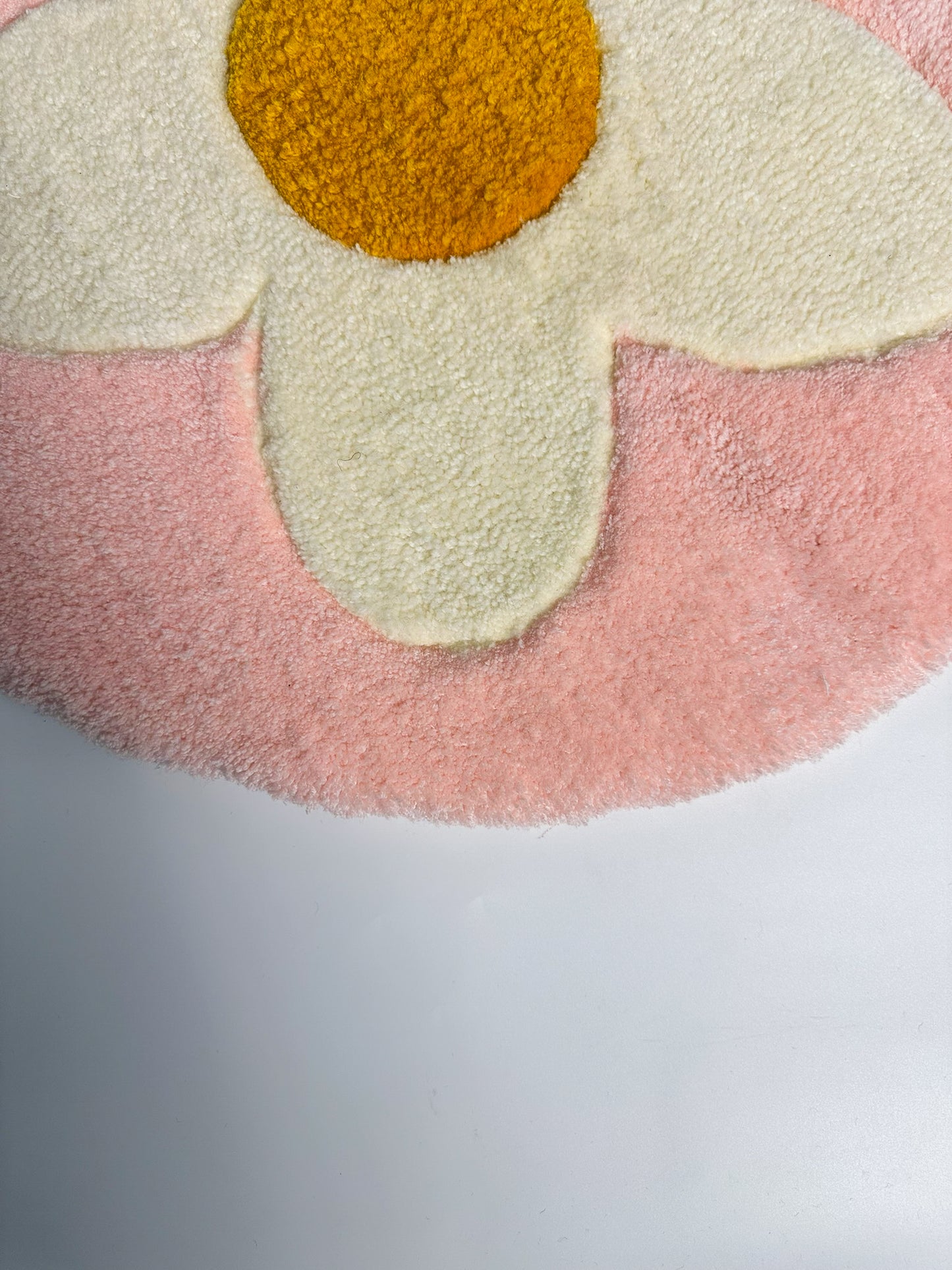 Blossom in Pink – Handmade Tufted Flower Rug