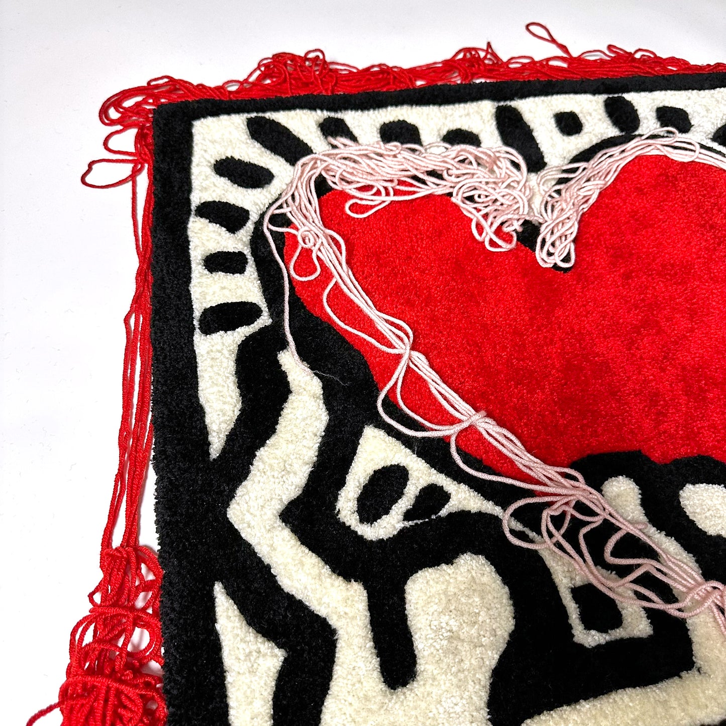 Love Ignition Handmade Tufted Rug, Non-Slip Backed Mat
